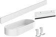 Hansgrohe wallstoris toiletset mat wit