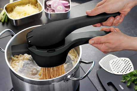 Prasa do ziemniaków Gefu Presco – wyciskarka do puree ze stali nierdzewnej – do puree, gnocchi i spaetzle – można myć w zmywarce