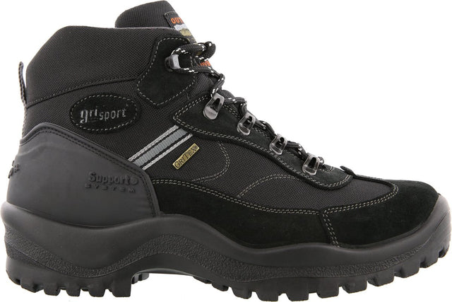 Grisport torino mid unisex wandelschoenen - black