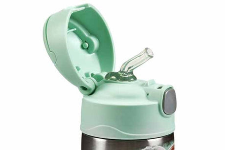 Przytulna, modna butelka do picia Disney Frozen 2 - 350 ml - zielona