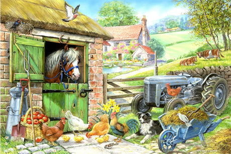 Dom puzzli Puzzle xxl dół na farmie 250 sztuk zwierząt.