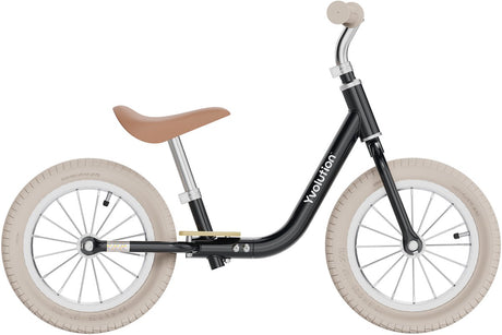Yvolution - velo classic - rowerek biegowy - vintage czarny - regulowane siodełko i kierownica
