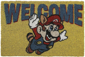 Super mario welcome unisex deurmat - meerkleurig - standard