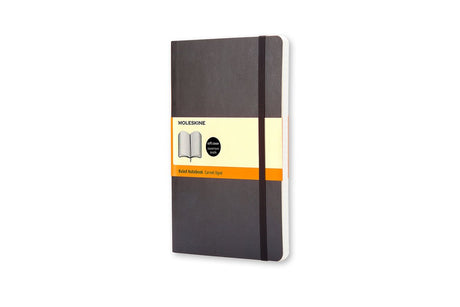 Klasyczny notatnik Moleskine - duży - miękka okładka - w linie - czarny