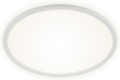 Briloner slim - lampa sufitowa LED - lampa sufitowa z funkcją ściemniania - lampa sufitowa z podświetleniem - w zestawie. pilot zdalnego sterowania - 22 waty - 3000 lumenów - biały