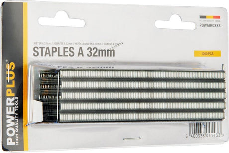 Zszywki Powerplus powair0333 - do zszywacza - typ a - 32mm - 1000 sztuk