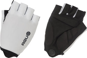 Agu gel gloves - fietshandschoenen - vingerloos - 2 mm gelpadding - siliconen grip - unisex - wit - s