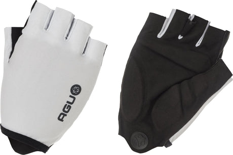 Agu gel gloves - fietshandschoenen - vingerloos - 2 mm gelpadding - siliconen grip - unisex - wit - s