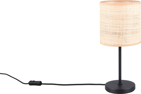 Rl live your light reality aimee - lampa stołowa - czarny mat - wył. 1x e27 4 w - wyłącznik sznurkowy - casalum
