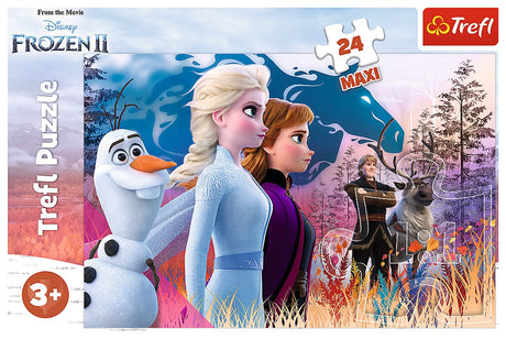 Puzzle Trefl d2:d120 mrożone 2 maxi: 24 elementy