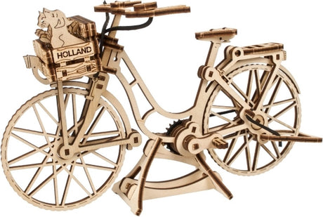 Drewniany model 3D Ugears - holenderski rower