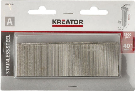 Gwoździe Kreator krt305140 – typ a – 40 mm – 1500 szt