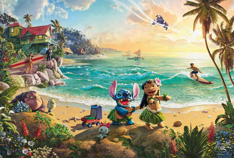 Puzzle Schmidt Disney Lilo Stitch ekologiczne 200 elementów z kreskówek.