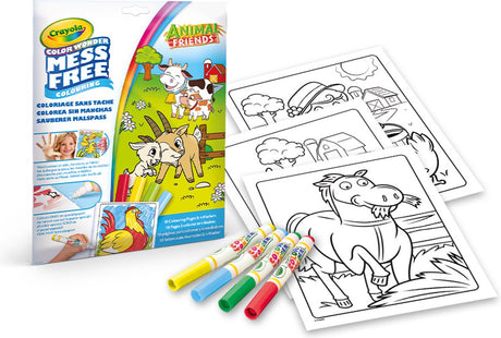 Crayola - cud kolorów - pakiet hobby - przyjaciele z farmy - kolorowanka dla dzieci
