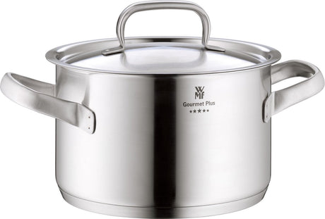 WMF Gourmet Plus - średni rondel - ø16 cm - stal nierdzewna - nadaje się do wszystkich źródeł ciepła - profesjonalna jakość