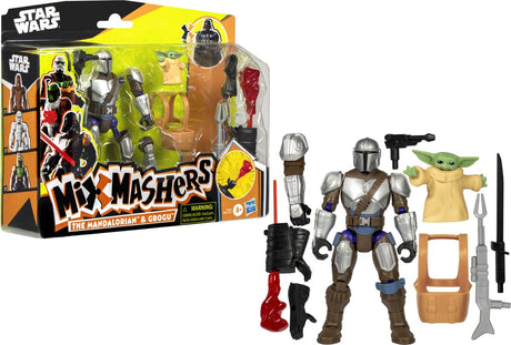 Star Wars Mixmashers Mando i Grogu Deluxe - figurka