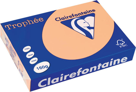Clairefontaine throée pastel a4 łosoś 160 g 250 arkuszy