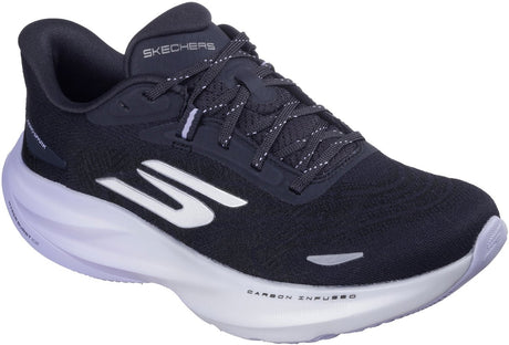 Damskie buty sportowe Skechers skx aero spark - czarno-fioletowe