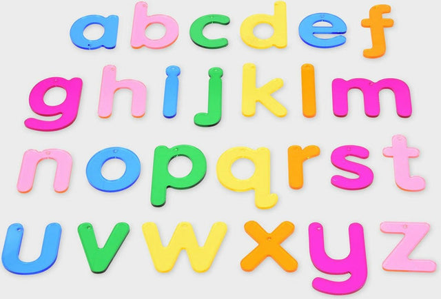 Tickit - transparante gekleurde letters (26 stuks)