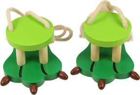 Klocki do biegania Bigjigs - krokodyl - drewno