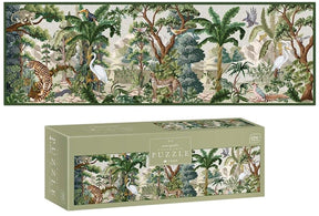 Puzzle Trefl panoramiczne zne 1000 tajemniczy ogród 1