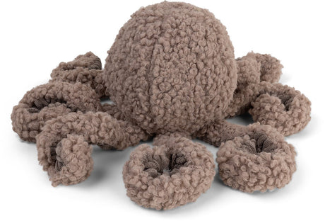 District 70 SQUID – miękka zabawka dla psa z piszczałką w kształcie ośmiornicy - taupe - 13 x 20 cm jeden rozmiar