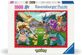 Puzzle Ravensburger pokémon 1000 elementów - puzzle rysunkowe dla dorosłych.