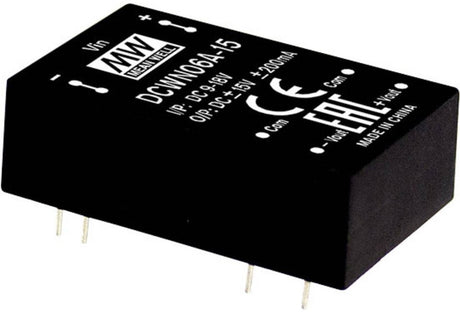MW Mean Well DCWN06C-05 Moduł konwertera DC DC 500 MA 6 W Liczba wyjść: 2 x zawartość 1 szt.