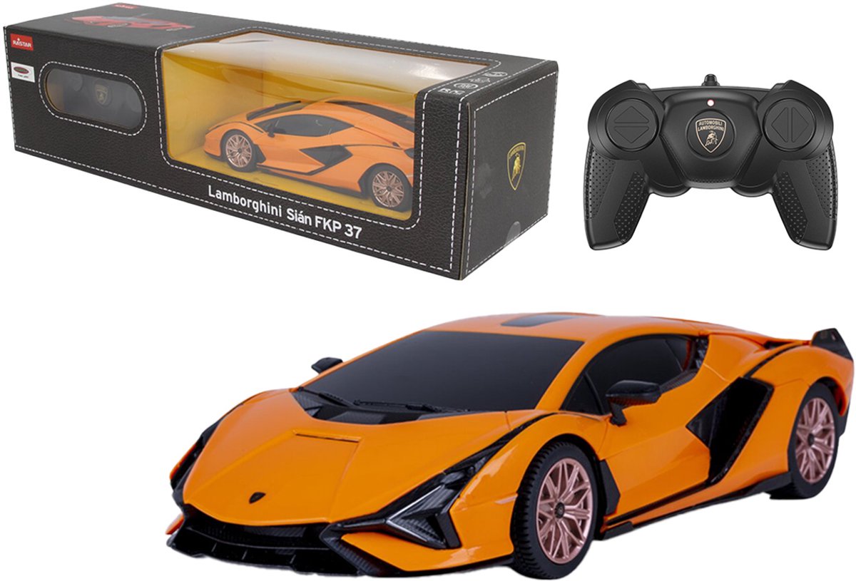 Jamara rc lamborghini sián samochód 20,7 cm 2-częściowy pomarańczowy 1:24