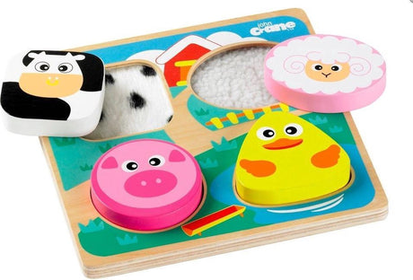 Puzzle dotykowe Farma Tidlo, 4 elementy