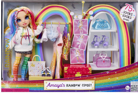 Zestaw do zabawy w tęczową szafę Rainbow High firmy Amaya