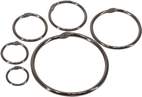 Bronylowe łamane pierścienie średnica 19 mm | pudełko 100 sztuk