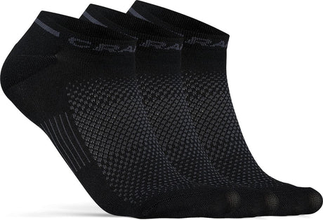 Craft aktywne skarpety bezwałowe 3-pak skarpet sportowych unisex - czarny