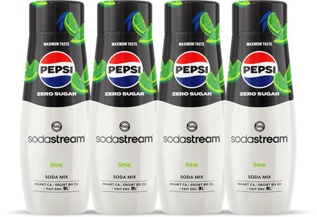 Syrop Sodastream Pepsi Limonka Cola Zero - 4 opakowania