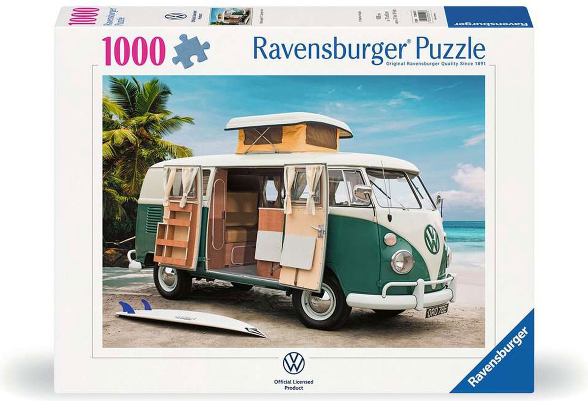 Puzzle Ravensburger Volkswagen T1 kamper - układanka - 1000 elementów