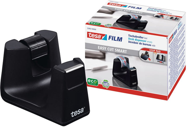 Uchwyt na taśmę samoprzylepną Tesa Easy Cut® Smart Black