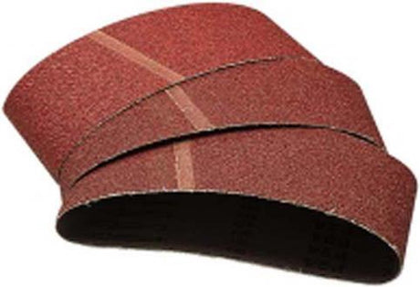 Wolfcraft - taśmy szlifierskie o ziarnistości 40 - 3 sztuki - papier ścierny do szlifierki taśmowej 76 x 457 mm - 1890000