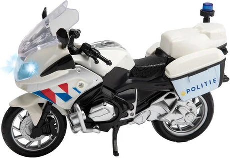 Toi-zabawki motocykl policyjny holenderski ze światłem i dźwiękiem