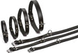 Beeztees - obroża dla psa - skóra - czarny - 37,5-46,5 cm x 20 mm jeden rozmiar