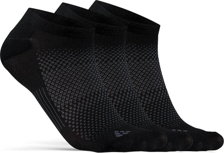 Zestaw 3 skarpet sportowych unisex Craft Core Dry Footies - czarny