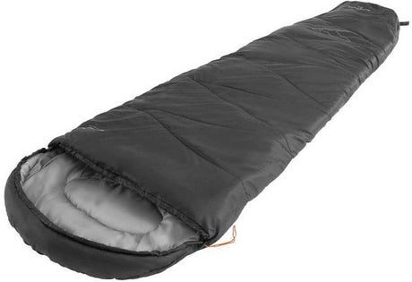 Śpiwór Easy Camp Easycamp Starling Mummy 8°c w kolorze czarnym, z regularnym lewym zamkiem