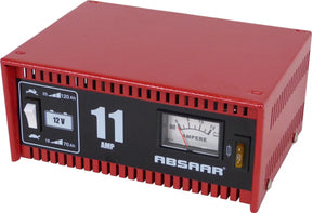 Ładowarka akumulatorów Absaar 12 V 18-120 Ah 11 A, czerwona