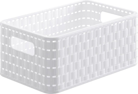 Kosz Rotho country 28 x 19 x 13 cm a5 biały