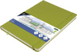 Kangaro schetsboek a4 - lime green - hardcover kaft - met elastiek en lint