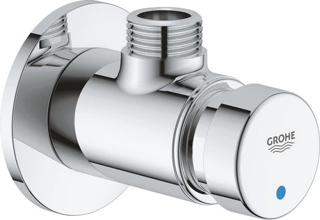 Grohe euroeco cosmopolitan s bateria prysznicowa samozamykająca 1 2 niebieski czerwony chrom