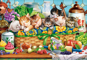 Puzzle z kotami Castorland - 1000 elementów - kolorowe zabawki.