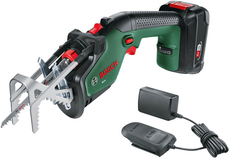 Akumulatorowa piła ogrodowa Bosch Keo 18 - średnica cięcia 80 mm - z akumulatorem 18 V i ładowarką