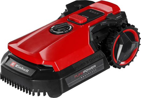 Kosiarka akumulatorowa Einhell Freelexo 500 - power x-change - 18 V Li-Ion - zalecana powierzchnia trawnika: do 500 m² - szerokość koszenia 18 cm - zabezpieczenie przed kradzieżą - w zestawie. 1x akumulator 2,5 Ah