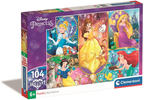 Clementoni - puzzle - 104 elementy - genialna księżniczka - puzzle dla dzieci - od 6 lat