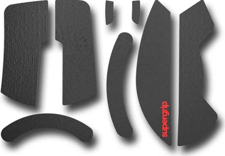 Pulsar supergrip griptape precut voor razer deathadder v3 pro - grip tape muisaccesoires - zwart